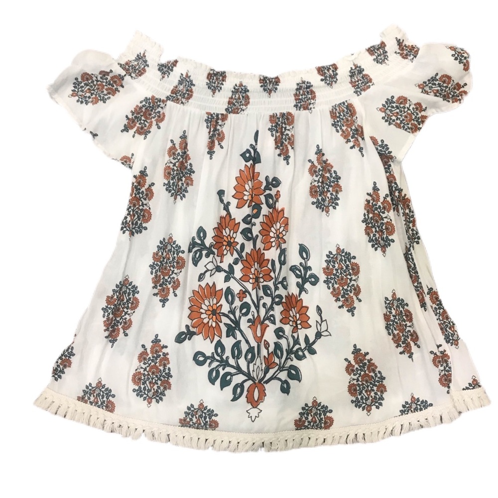 Boho Off the Shoulder Top